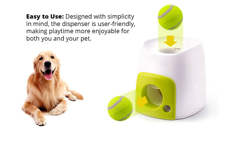Smart Automatic Ball & Treat Dispenser for Pets – Interactive Toy with Timer & Remote Control