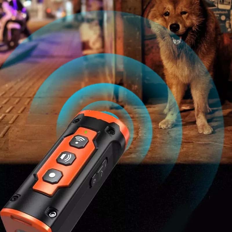 High-Frequency Ultrasonic Dog Repellent – Portable Anti-Bark Device for Training & Outdoor Safety