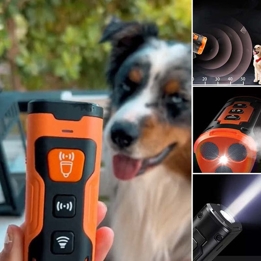 High-Frequency Ultrasonic Dog Repellent – Portable Anti-Bark Device for Training & Outdoor Safety